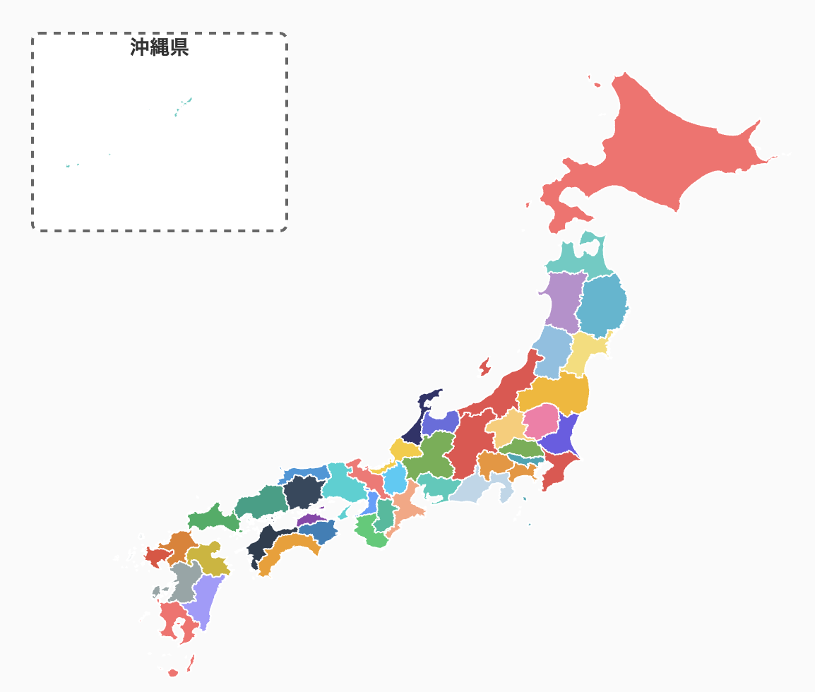 Japan Map Selector